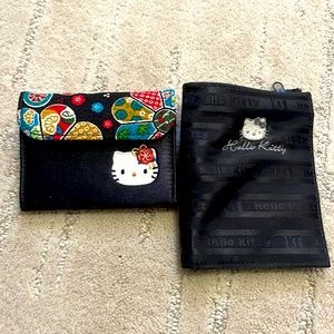 Hello kitty wallet and card holder